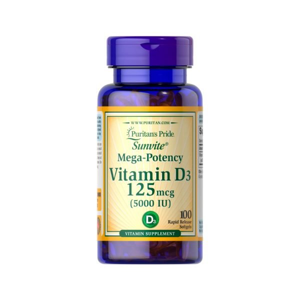 Vitamina D3 125mcg puritans