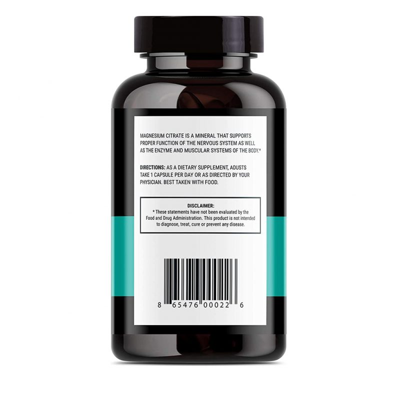 Magnesium Citrate 400mg PhiNaturals (Citrato De Magnesio) - Priceless ...