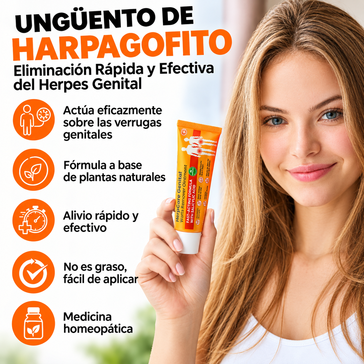 Herbal Ointment Benefits with HerpCare Tube
